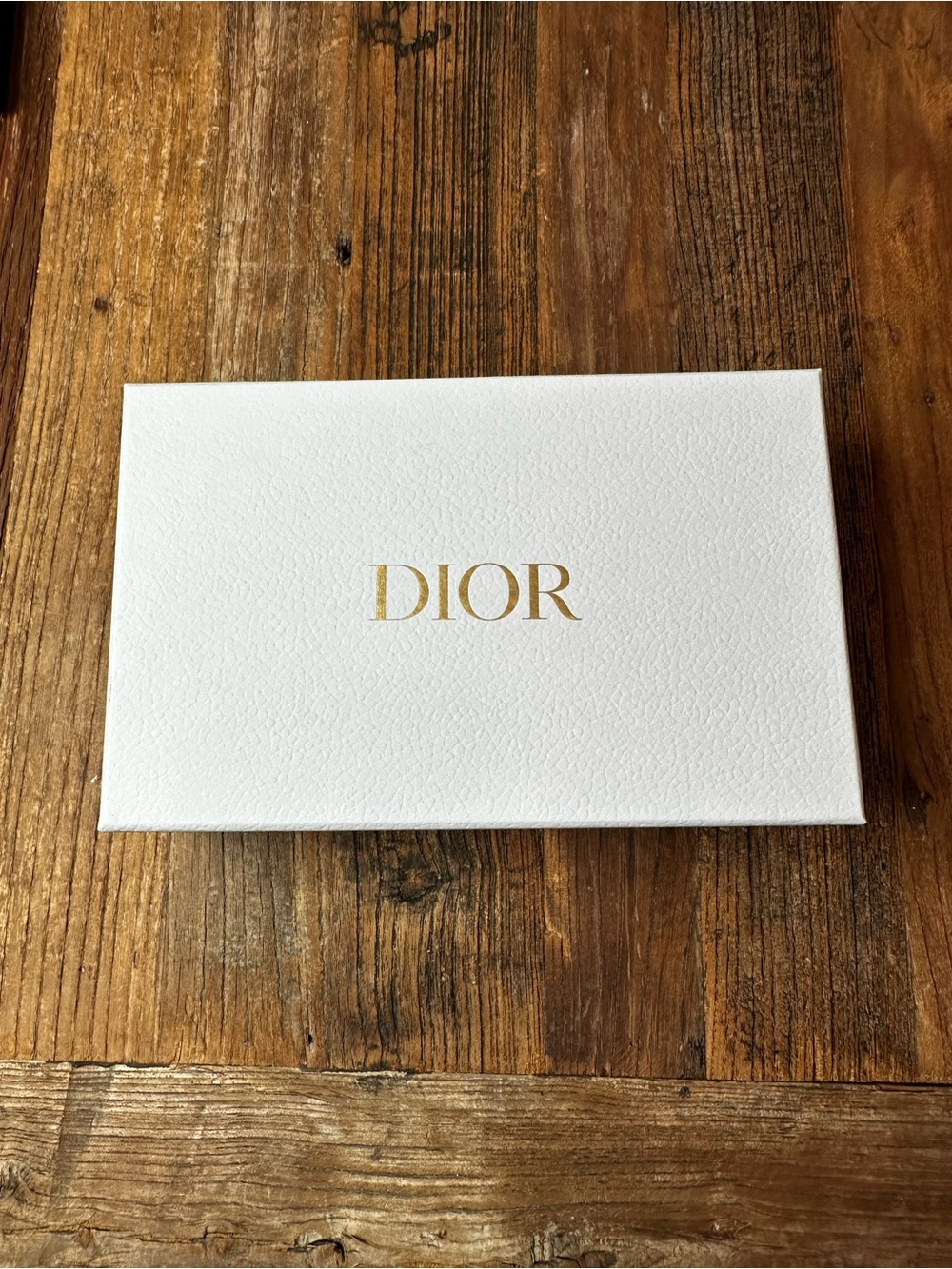 Dior White Branded Gift Box with Satin Ribbon
